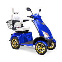 Bespoke Platinum 4-Wheel Mobility Scooter with Electric Brake