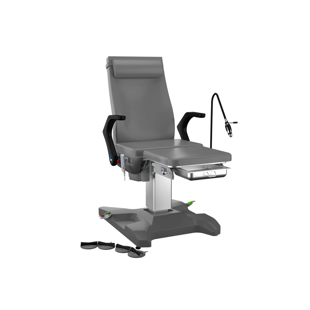 Nitrocare VIONA 903 Motorized Podiatry Exam Chair with Independent Leg Extension and Trendelenburg