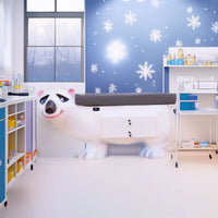 Pedia Pals Zoopal Polar Bear Pediatric Exam Table