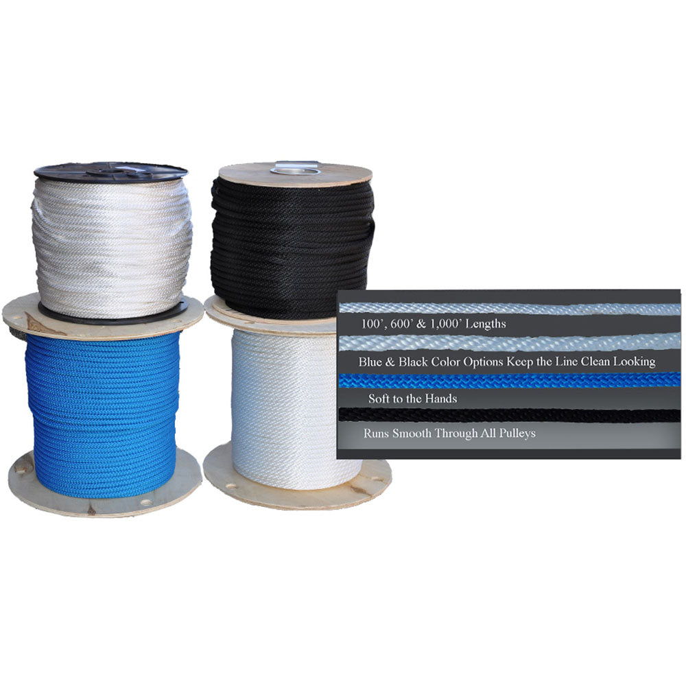 All Gear Solid Braid Multifilament Polypropylene Rope – High-Performance Utility Cordage