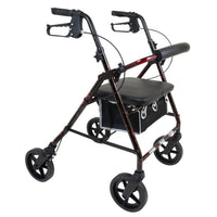 Compass Health ProBasics® Deluxe Aluminum Rollator with 8” Wheels