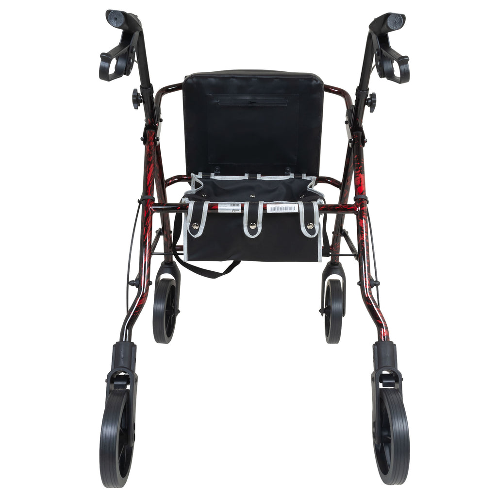 Compass Health ProBasics Deluxe Aluminum Rollator – Enhanced Stability and Independence for Home Use