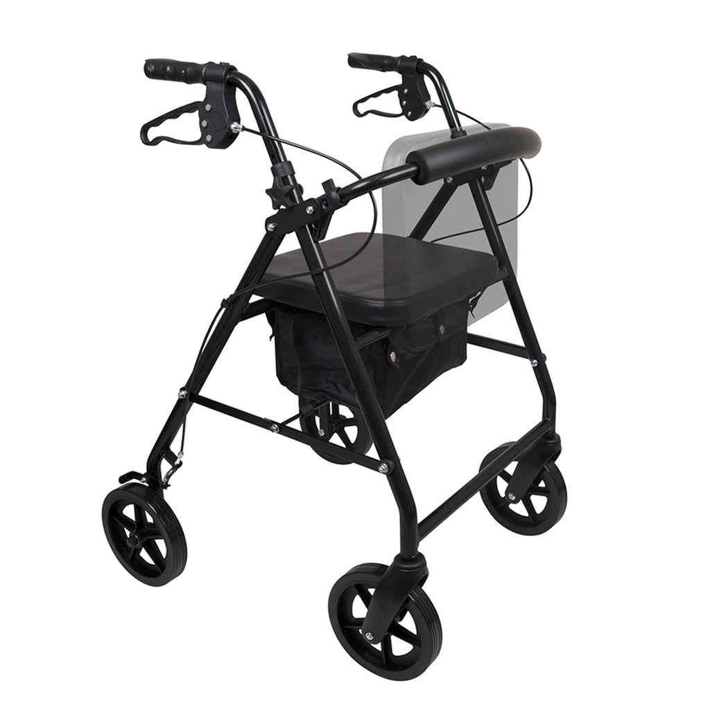 Compass Health ProBasics Deluxe Aluminum Rollator – Enhanced Stability and Independence for Home Use