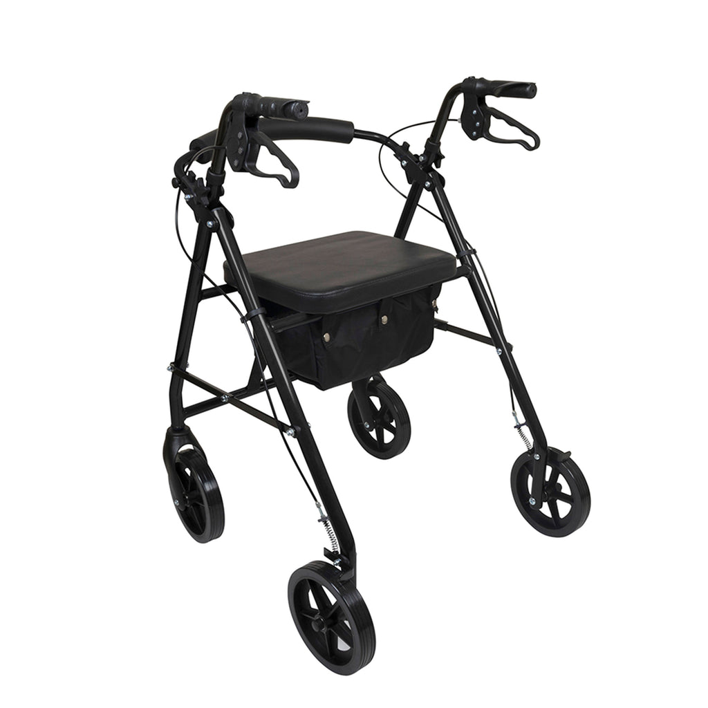 Compass Health ProBasics Deluxe Aluminum Rollator – Enhanced Stability and Independence for Home Use
