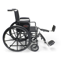 Graham Field 20" x 16" Advantage® LX Wheelchair with Detachable Desk Arm, Detachable Swingaway Footrest Vinyl