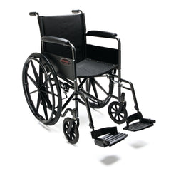 Graham Field 20" x 16" Advantage LX Wheelchair with Detachable Desk Arm, Detachable Swingaway Footrest Vinyl