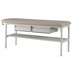 Graham Field Flat Top Treatment Table with Shelf and Two Drawers