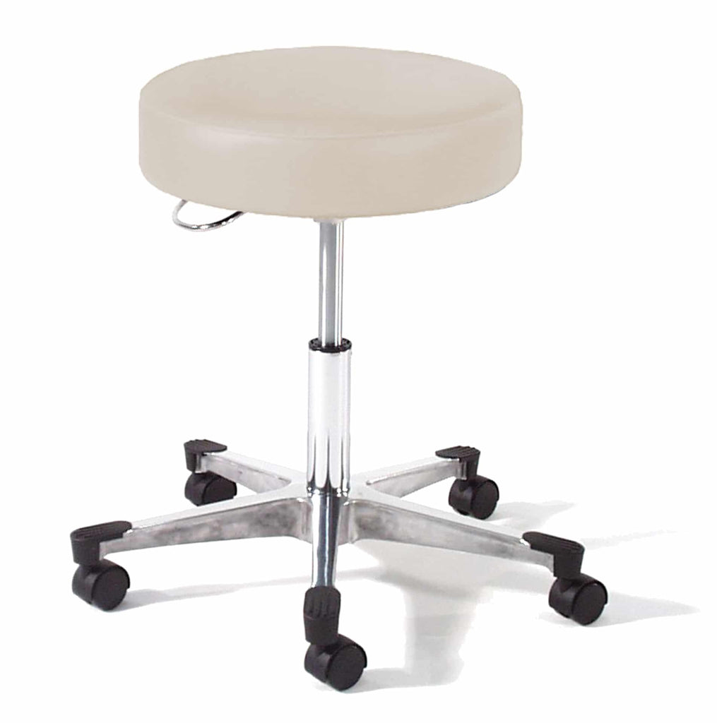 Graham Field 9702-BT 9702 Series Physician Stool with D-Handle Release and Polished Aluminum Base