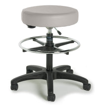 Graham Field 9501-BFR-AL 9501 Series Physician Stool with Backrest and Footring