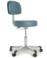Graham Field 9702-10BFR-AL 9702 Series Physician Stool, Lab Height w/Backrest and Footring