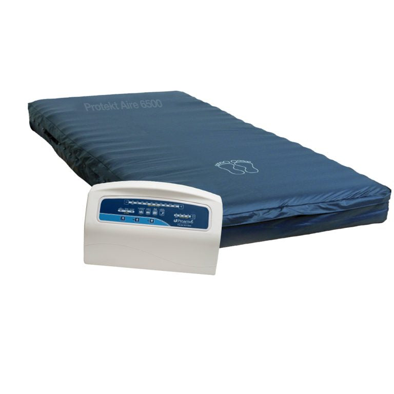 Proactive Medical Protekt® Aire 6500 Deluxe Digital AP/LAL Mattress System – Heavy-Duty Advanced Skin Alternating Therapy