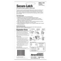 MayDay 4250 QuakeHOLD! Kitchen and China Cabinet Door Latch - Brown
