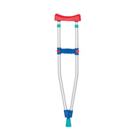 TR Equipment Rebotec Quick-N-Easy Kids Underarm Crutches – Height-Adjustable Ergonomic Pediatric Axillary Crutches
