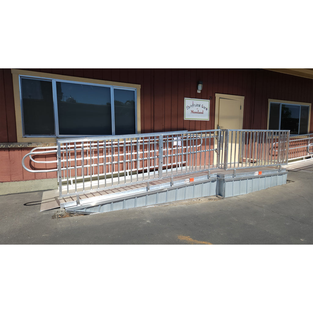 Rampit USA United Series 54" Wide Commercial Aluminum Wheelchair Ramp
