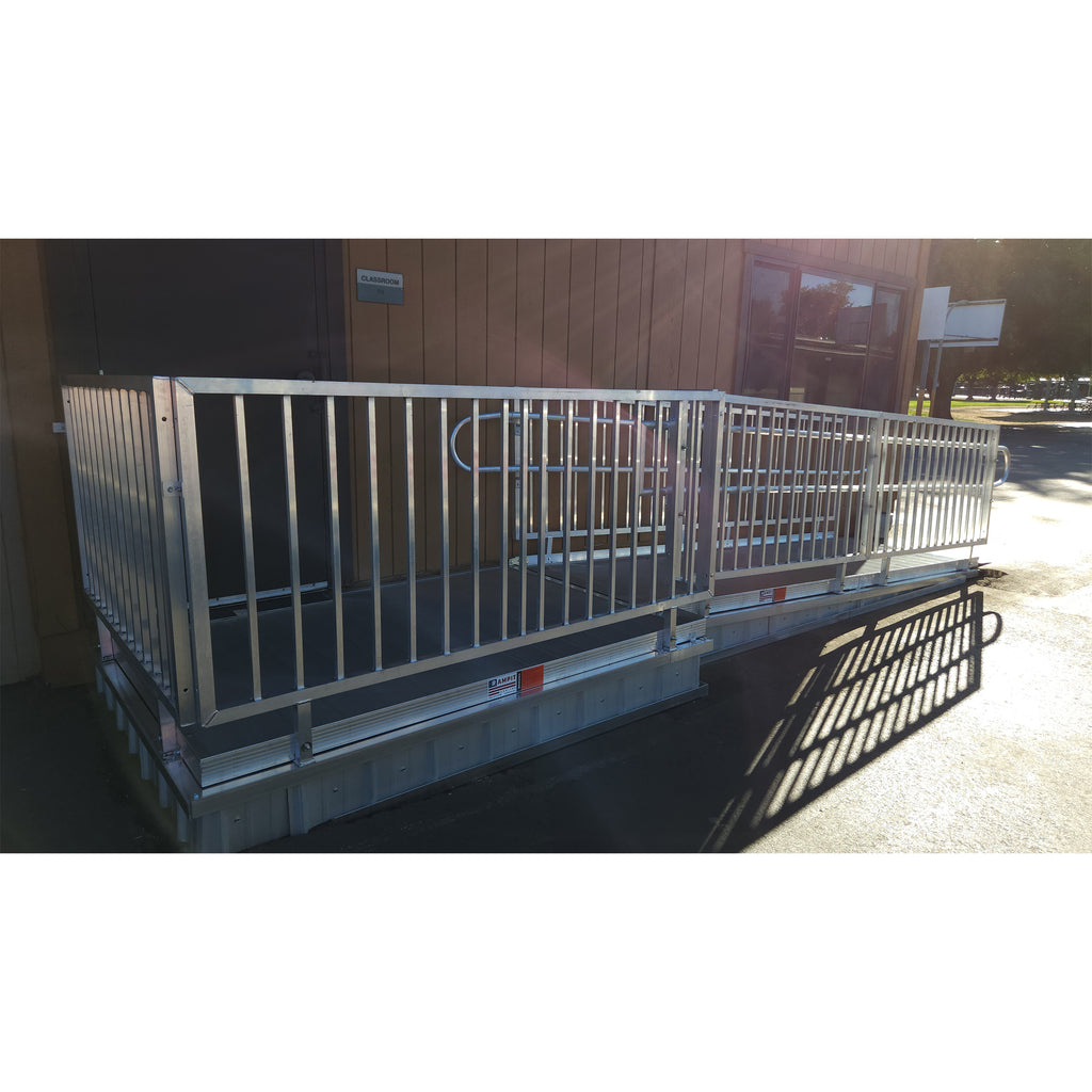 Rampit USA United Series 54" Wide Commercial Aluminum Wheelchair Ramp