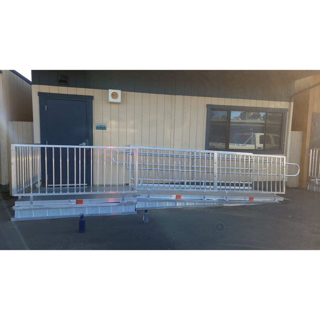 Rampit USA United Series 54" Wide Commercial Aluminum Wheelchair Ramp