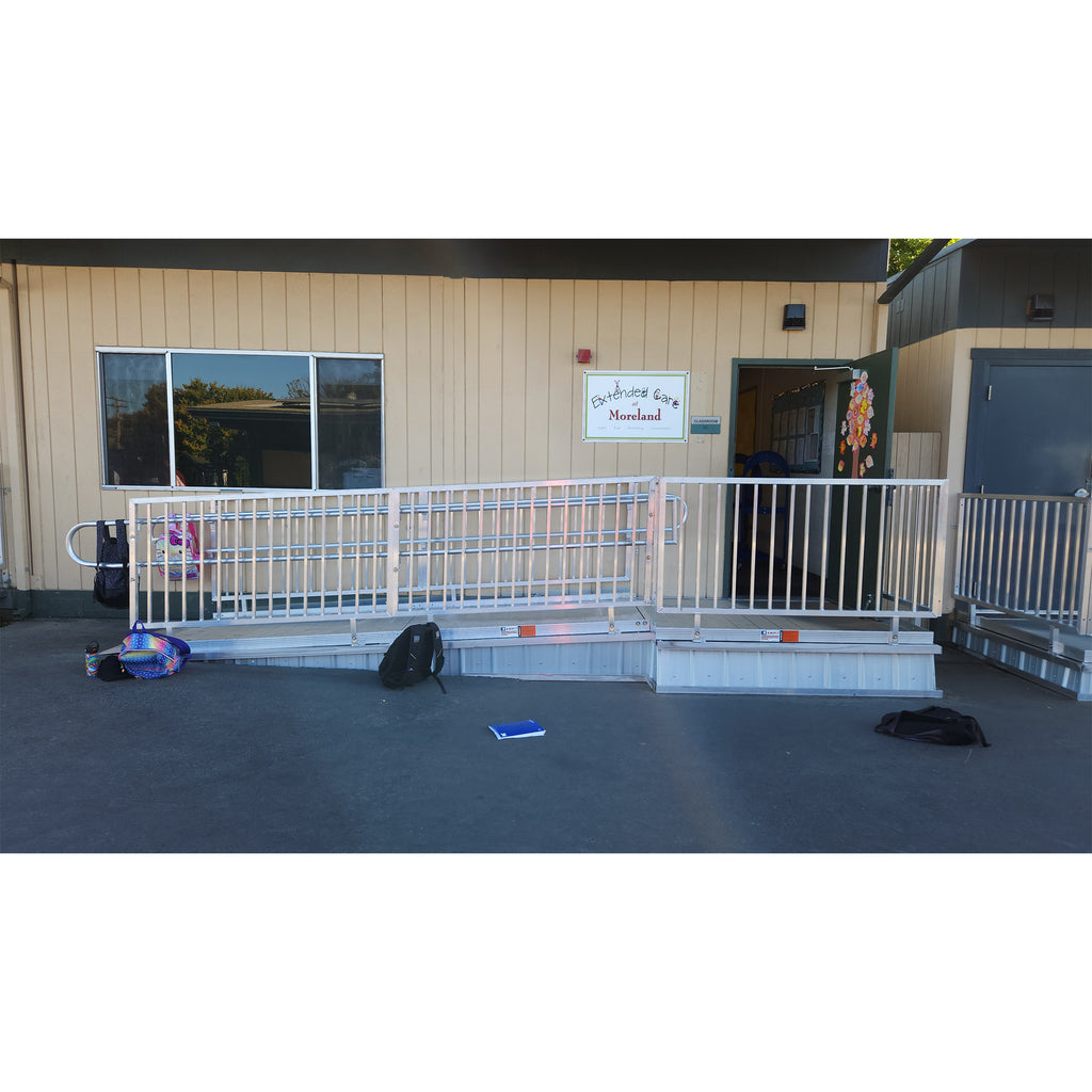 Rampit USA United Series 54" Wide Commercial Aluminum Wheelchair Ramp
