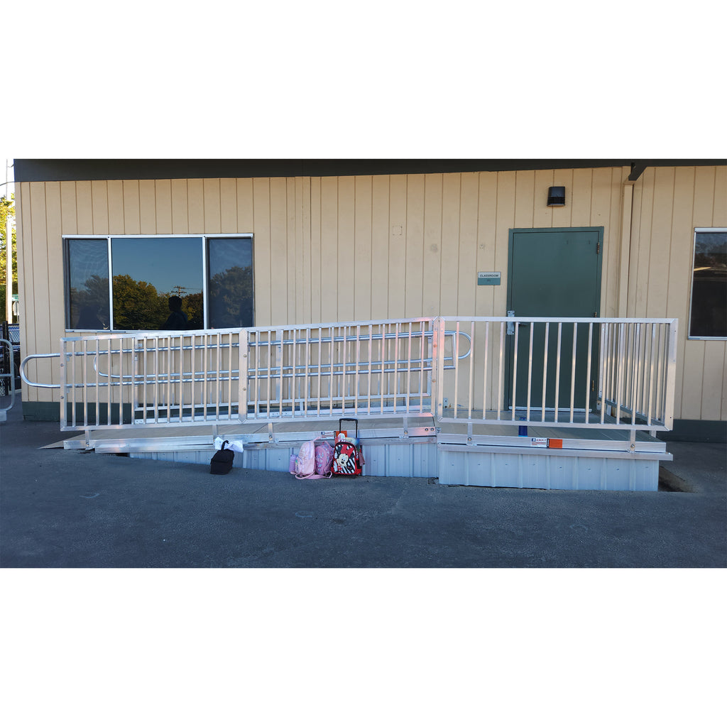 Rampit USA United Series 54" Wide Commercial Aluminum Wheelchair Ramp