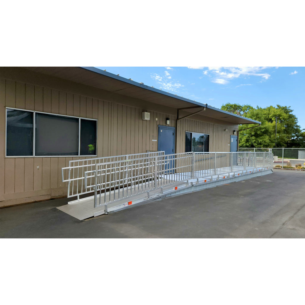 Rampit USA United Series 54" Wide Commercial Aluminum Wheelchair Ramp