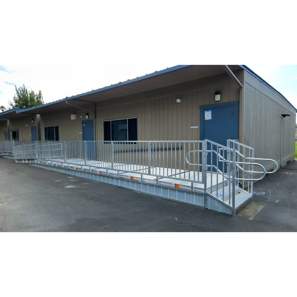 Rampit USA United Series 54" Wide Commercial Aluminum Wheelchair Ramp