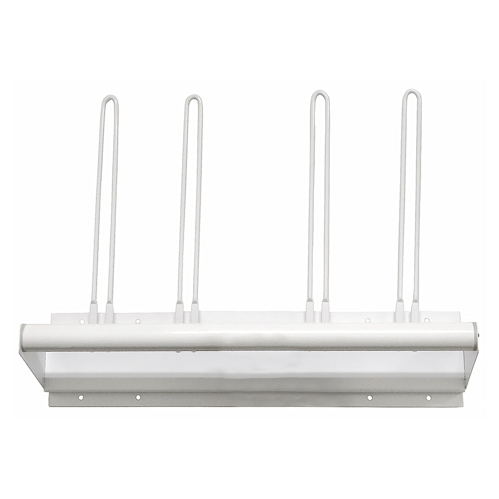 Phillips Safety RAR-AGR-115 Wall Mounted Steel Apron Rack, Towel Bar Style, with Glove Holders