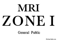 Phillips Safety RD-WS-P-009 MRI Zone I – Warning Sign