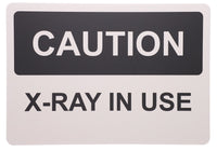 Phillips Safety RD-WS-P-014-BK Caution X-Ray In Use Sign – 7” x 10” size