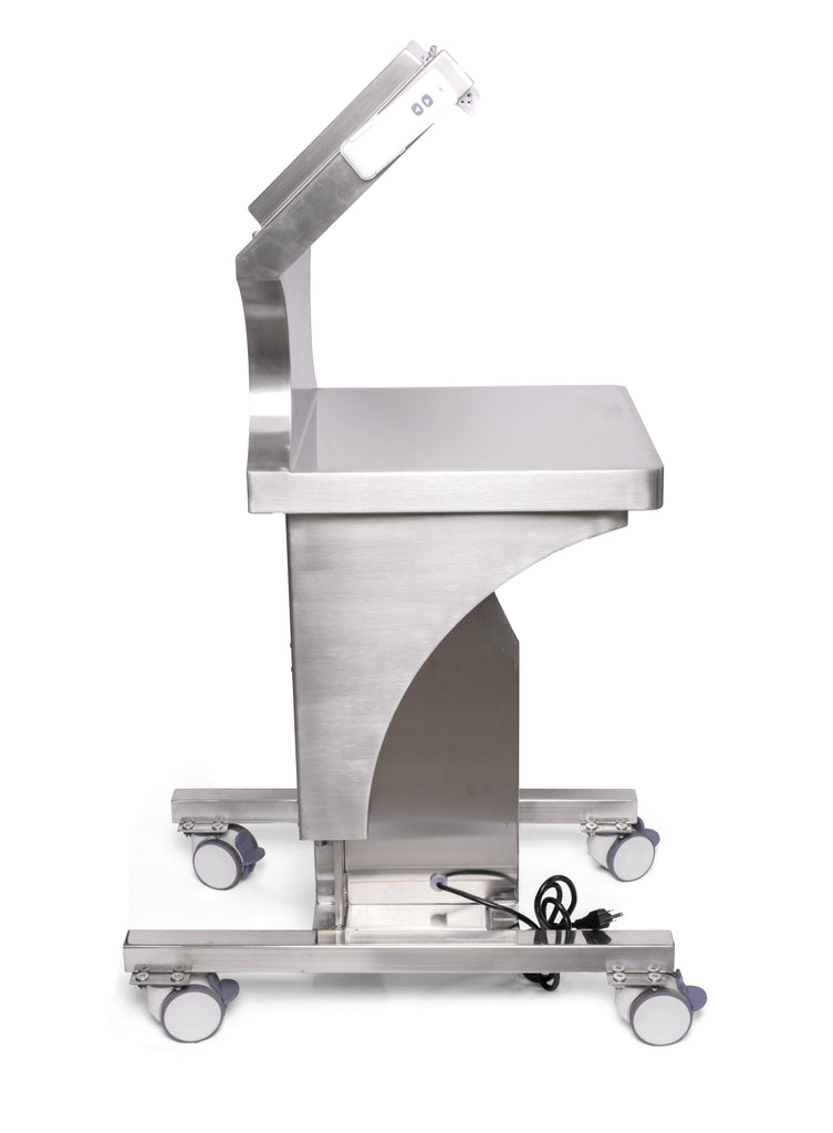 Phillips Safety RNM-MFMIV1-10 Mobile Nuclear Medicine Injection Cart with Electric Lift – 10 mm Pb