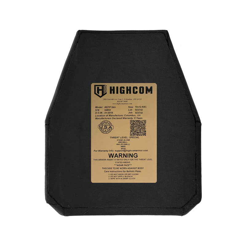 HighCom RSTP-SA+ Level IIIA+ Rifle Special Threat Protection Standalone Armor Plate