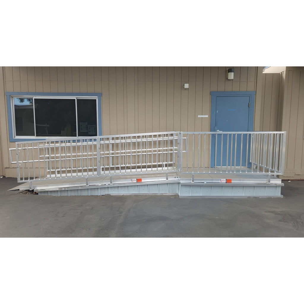 Rampit USA United Series 54" Wide Commercial Aluminum Wheelchair Ramp