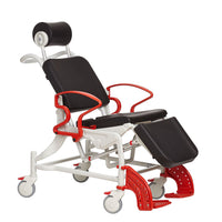 TR Equipment Rebotec Phoenix Reclining Mobile Shower Commode Chair - Precision-Engineered Tilting Hygiene System