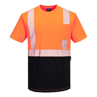 Portwest S196 Hi-Vis Segmented Tape Contrast TShirt S/S