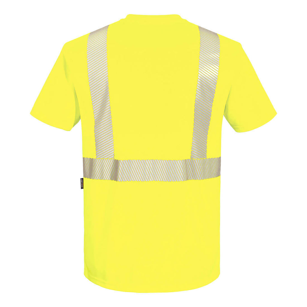 Portwest S196 Hi-Vis Segmented Tape Contrast TShirt S/S