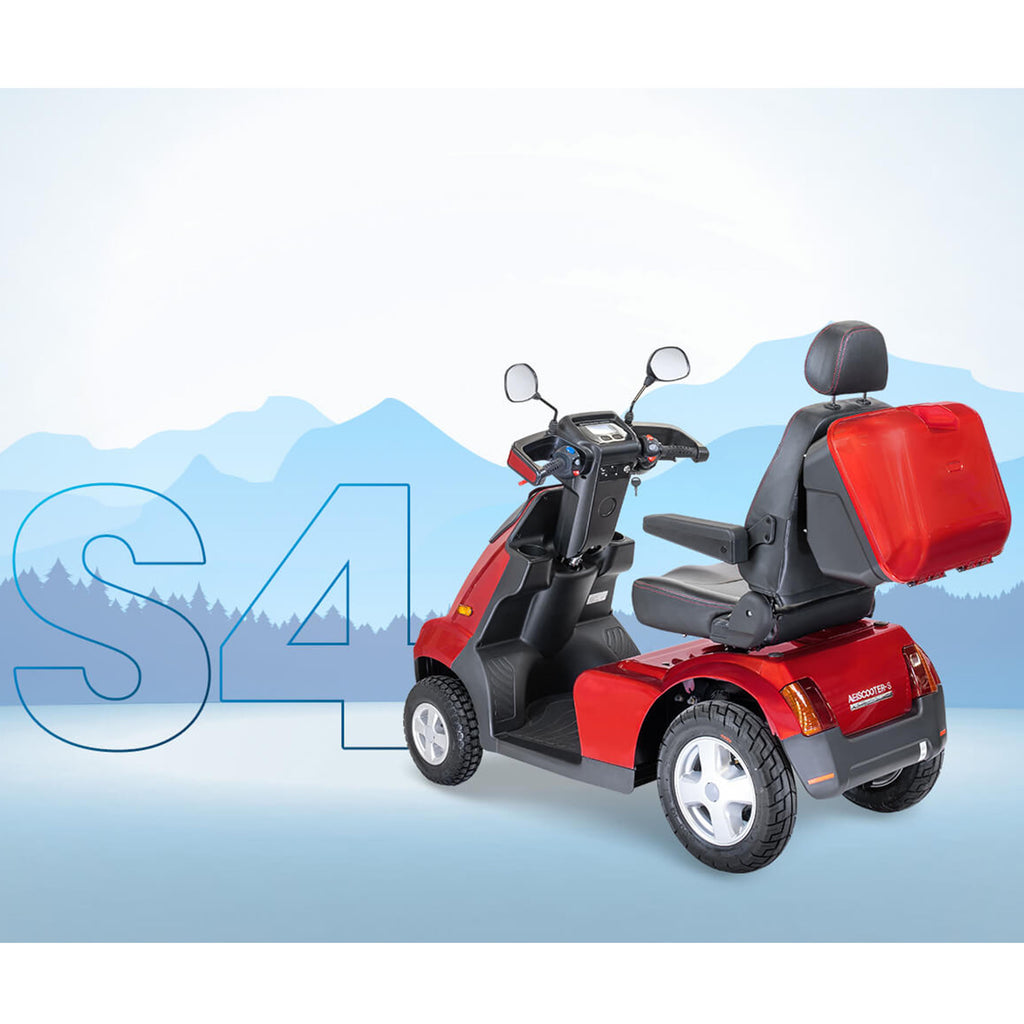 Afikim Afiscooter S4 R Standard 4-Wheel Mobility Scooter with High-Speed Motor