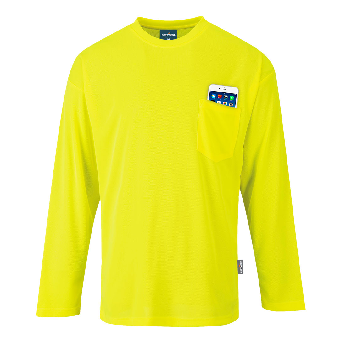 Portwest S579 Non ANSI Pocket Long Sleeve T-Shirt