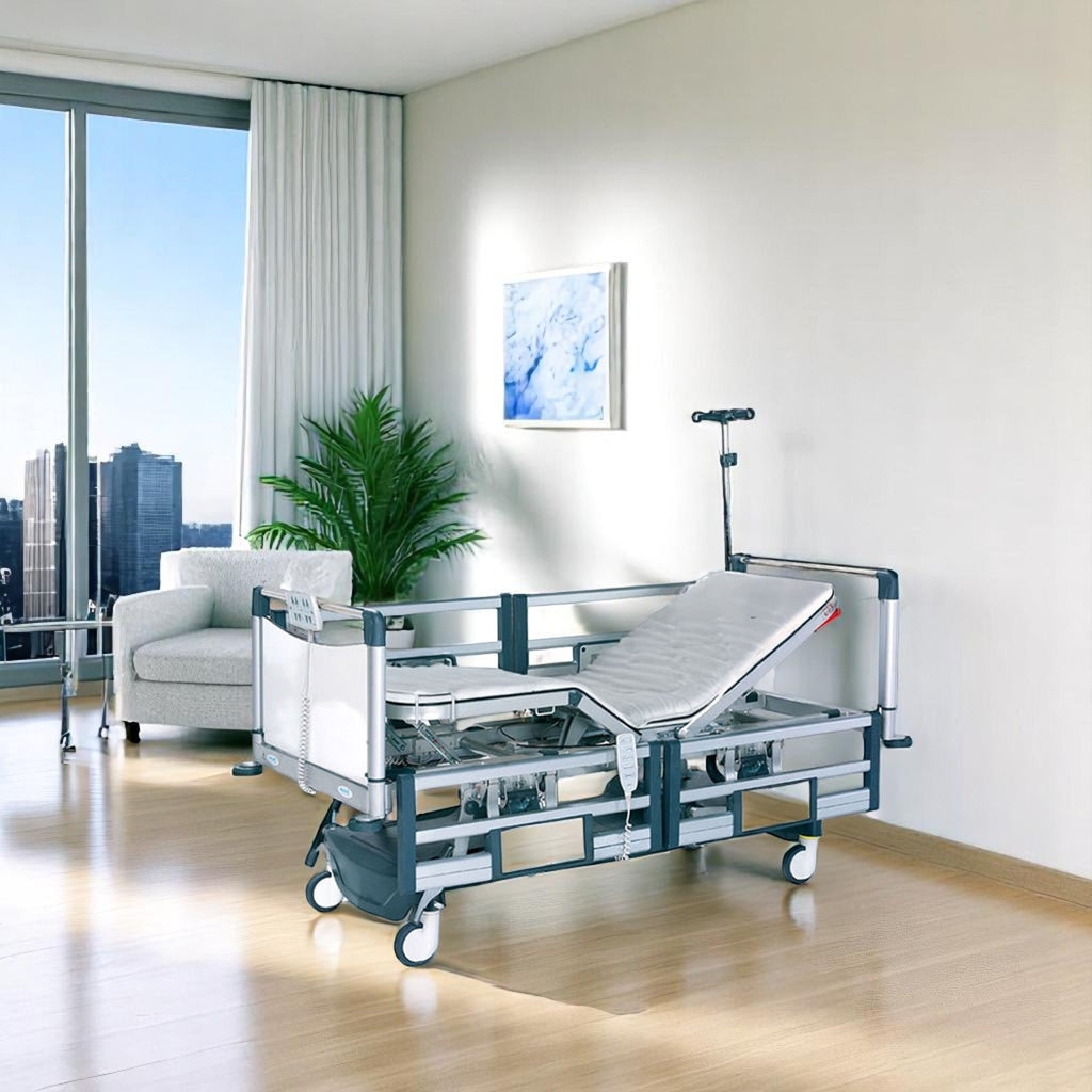 Nitrocare SENNA 4430P Full Electric Pediatric ICU Bed with Molded Side Rails and Electric Hi-Lo