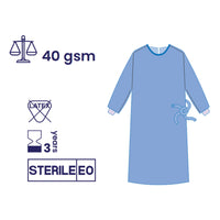 SUBMED Standard Surgical Gowns - 40 gsm SMS with Towel Options