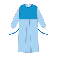 SUBMED Urology Surgical Gown with Sleeves & Full Front Reinforcement