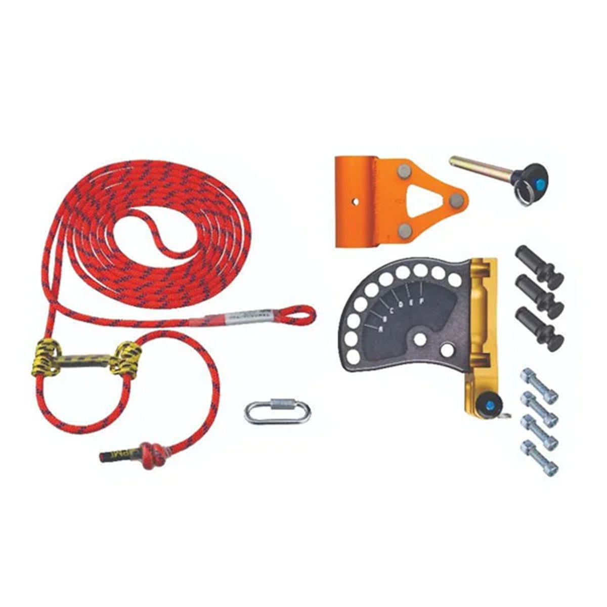 TerrAdaptor Gin Pole to Quadpod Conversion Kit – Enhanced Stability for Technical Rope Rescue