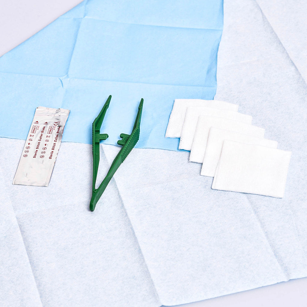 SUBMED Sterile Suture Removal Kit with Stitch Cutter