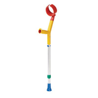 TR Equipment Rebotec Safe-In-Kids Forearm Crutches – Soft-Grip Pediatric Forearm Crutches with Closed Cuff