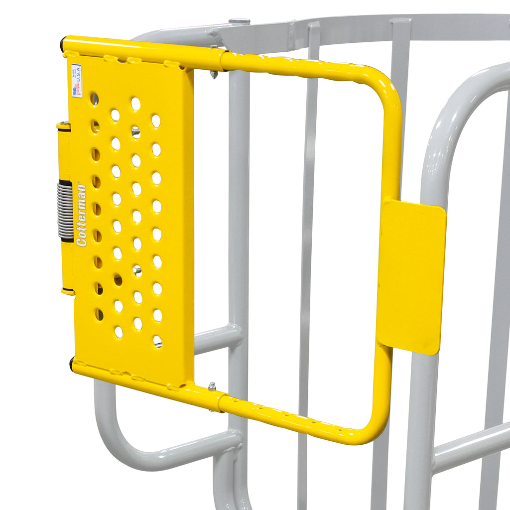 Cotterman Adjustable Self-Closing Safety Gate | OSHA-Compliant Fall Protection