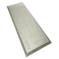 Proactive Medical Protekt Beveled Edge Fall Mat with 0.7-Inch Ultra-Low Profile and Impact-Resistant Vinyl Polymer Construction