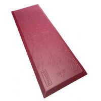 Proactive Medical Protekt Beveled Edge Fall Mat with 0.7-Inch Ultra-Low Profile and Impact-Resistant Vinyl Polymer Construction