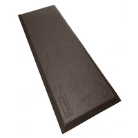 Proactive Medical Protekt Beveled Edge Fall Mat with 0.7-Inch Ultra-Low Profile and Impact-Resistant Vinyl Polymer Construction