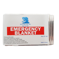 Elite First Aid Silver Metalized Emergency Blanket