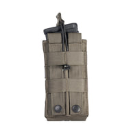 HighCom Armor Scorpion Single Open-Top M4 Magazine Pouch | Tactical MOLLE-Compatible Fast-Draw 5.56 Rifle Magazine Carrier