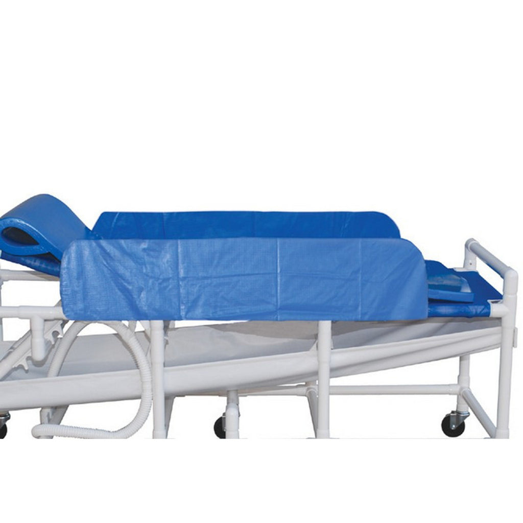 MJM Echo Sling Shower Gurney | Healthcare-Grade PVC Patient Transport & Shower Bed