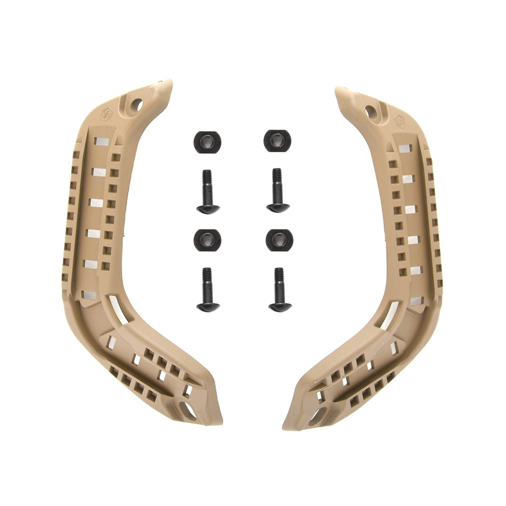 HighCom Striker ACH Rail System – Tactical Helmet Accessory Mounts for Comms, Lights, and Cameras