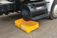 Justrite T8002FS 2’x3’x6”, 22 Gallon Capacity, Folding Spill Containment Berm, Quik-Deploy™ SpillNEST™, Yellow